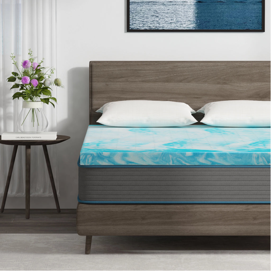2 inch Cooling Gel Memory Foam Mattress Topper S83504