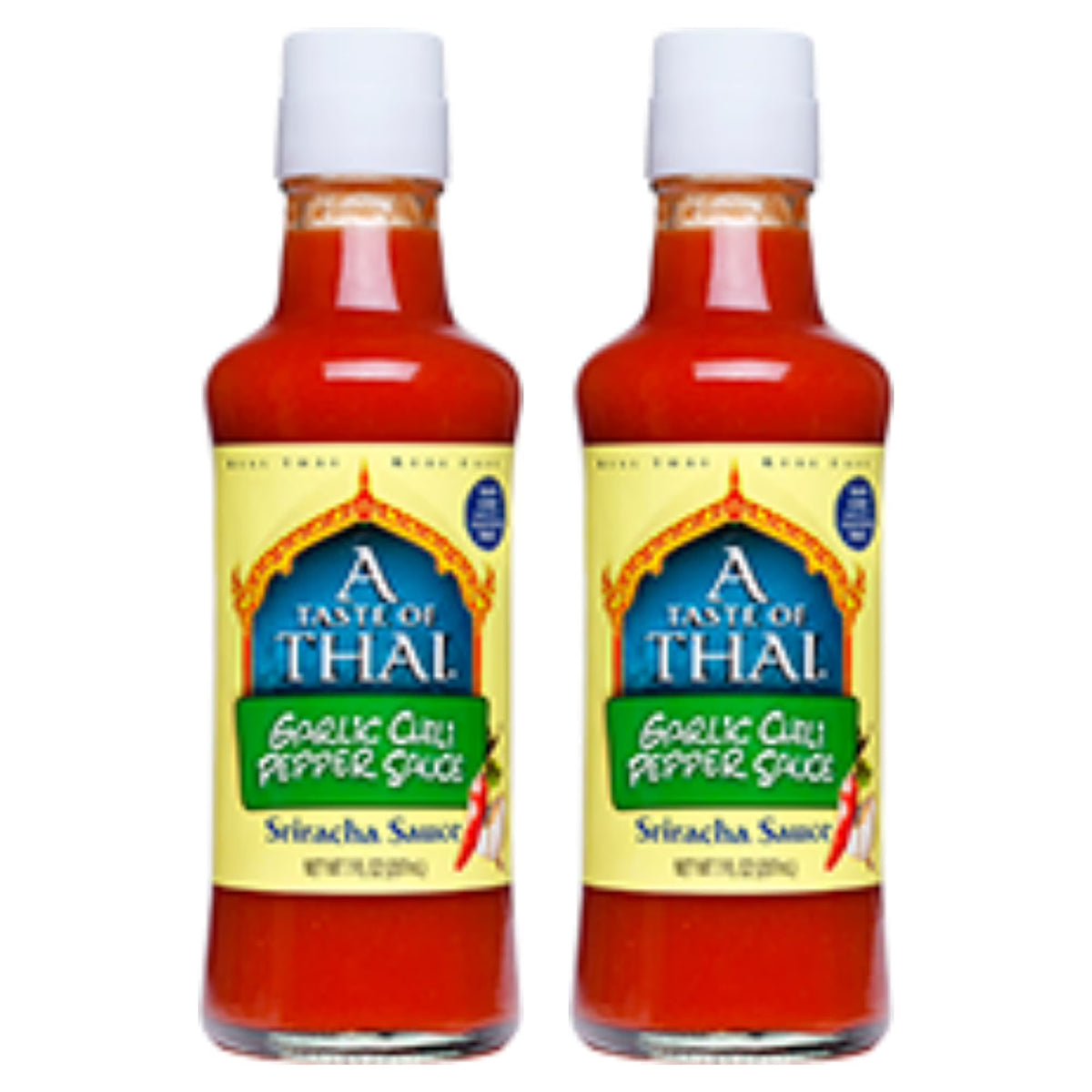 Garlic Chili Pepper Sauce, Pack of 2, 7 Fl Oz Bottles M423274