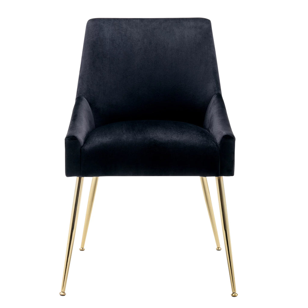 Tan Velvet Upholstered Accent Chair N67603