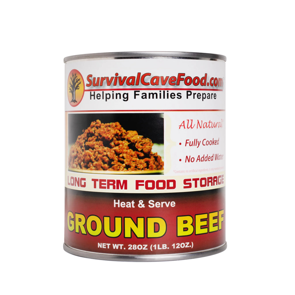 Canned Ground Beef 28 oz 12 cans T3571