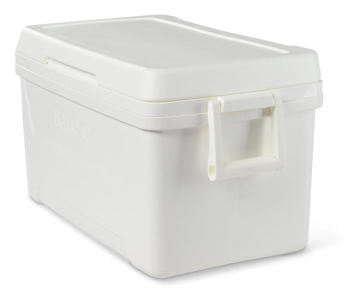 48 QT White Hard Sided Ice Chest Cooler N699457