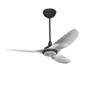 52 Ceiling Fan with Brushed Aluminum Blades and Black Finish T1726