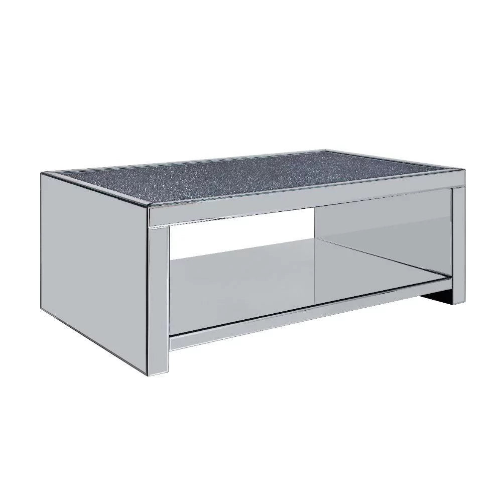 Mirrored Coffee Table + 2 End Tables T724
