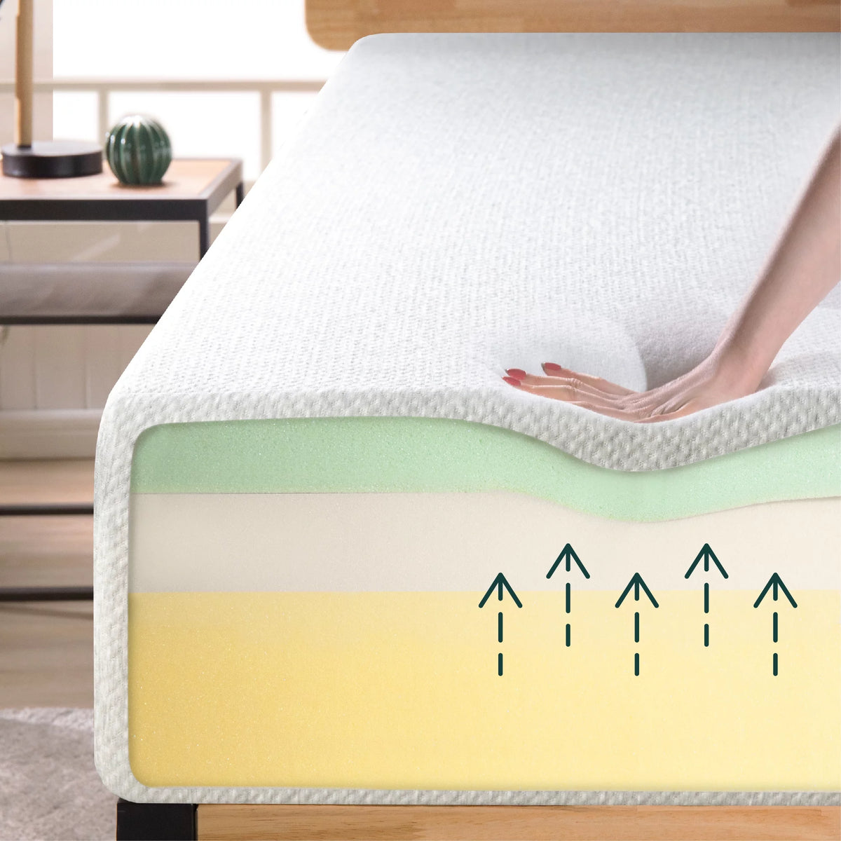 12 Memory Foam Queen Mattress F1682