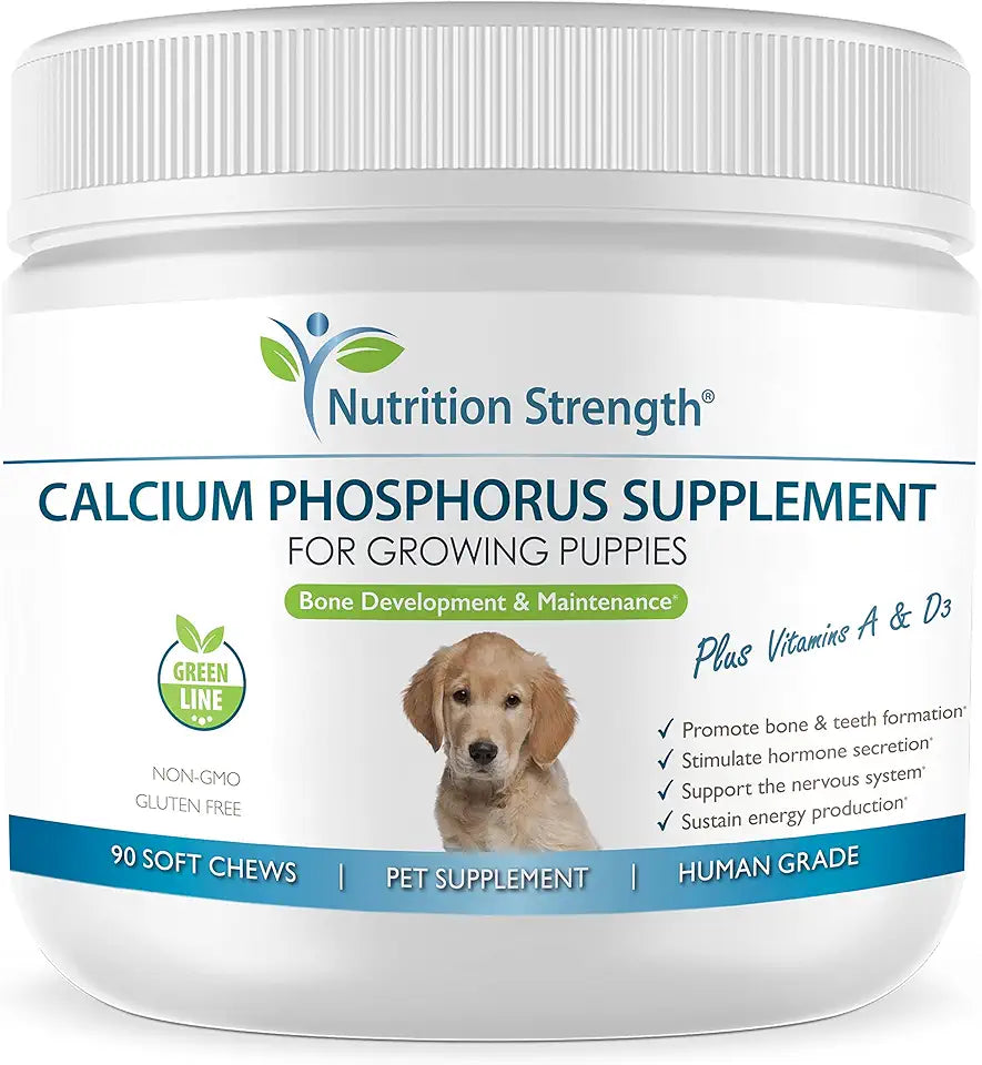 Calcium Phosphorus Dog Supplement 90 Soft Chews T547693