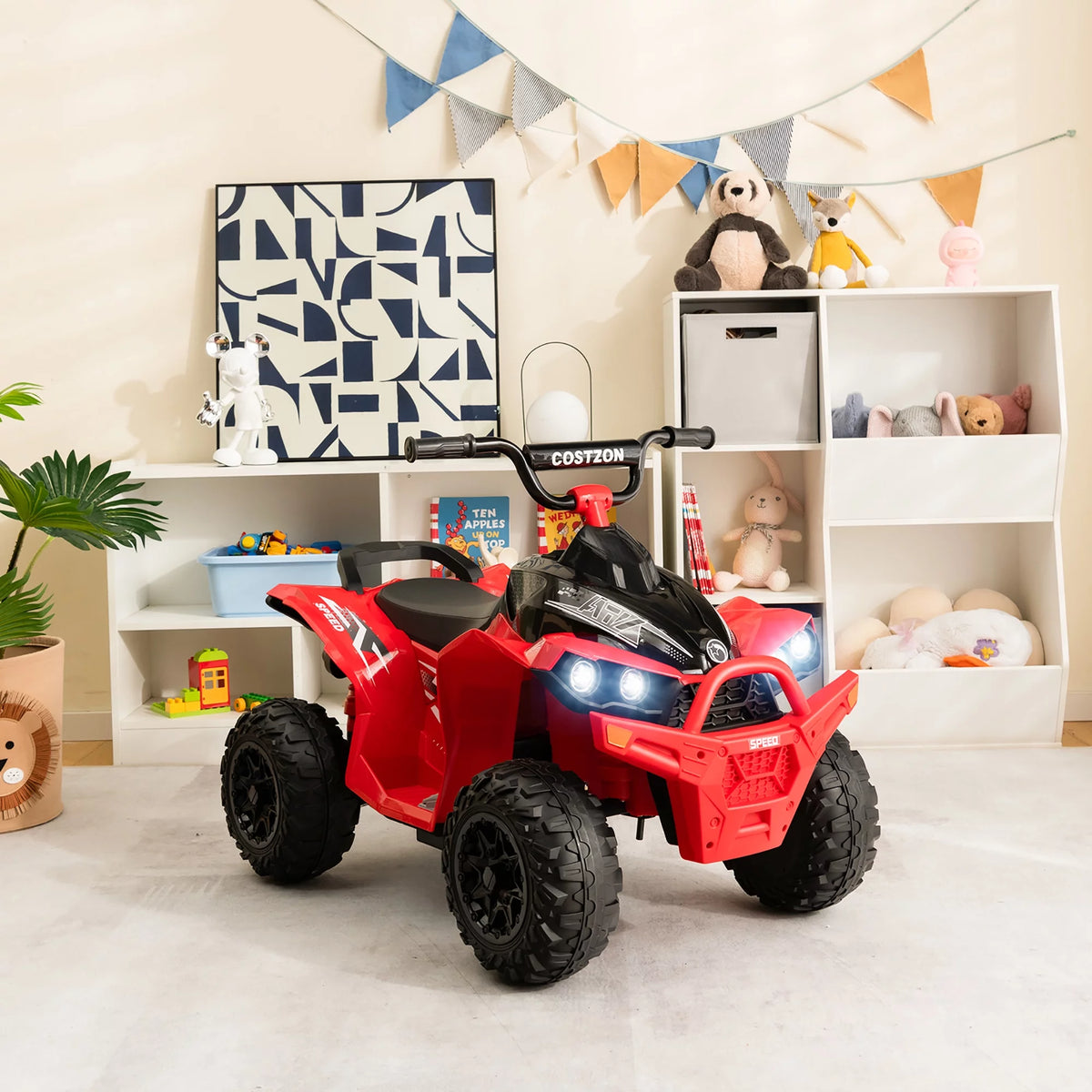 12V Battery Powered Kids Ride On ATV Red J857