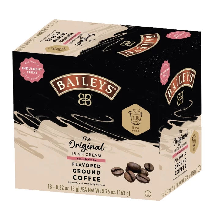 Irish Cream Flavored Coffee 4/18 Single Serve Cups D264