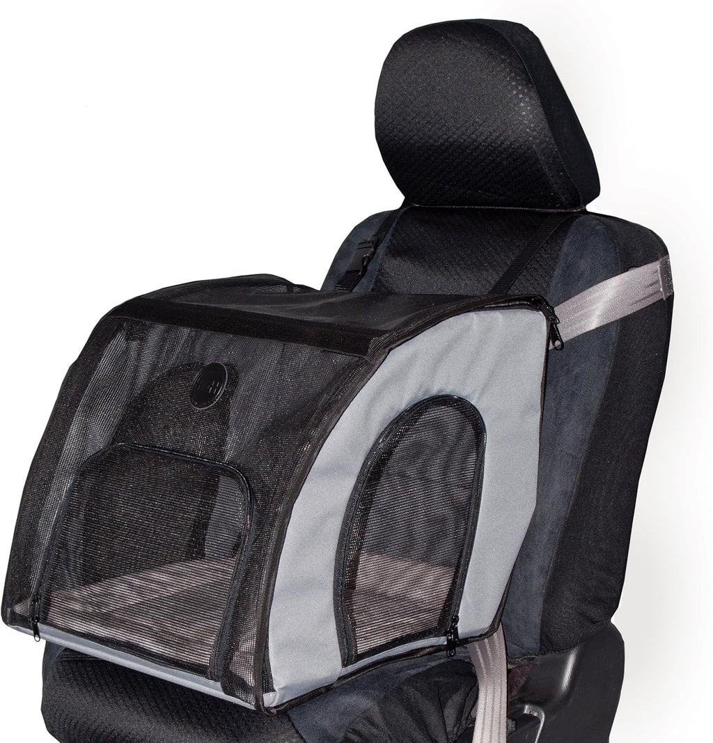Gray Black Medium Pet Travel Carrier H10539