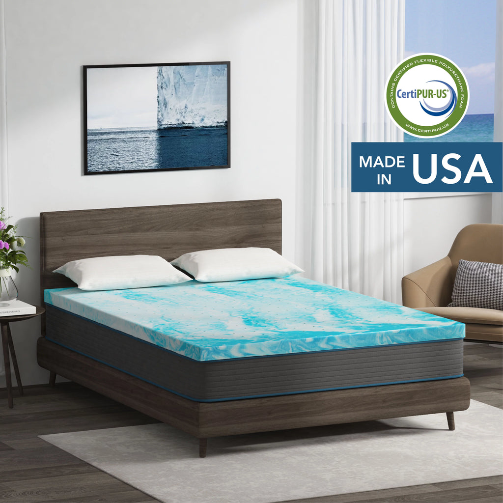 2 inch Cooling Gel Memory Foam Mattress Topper S83504
