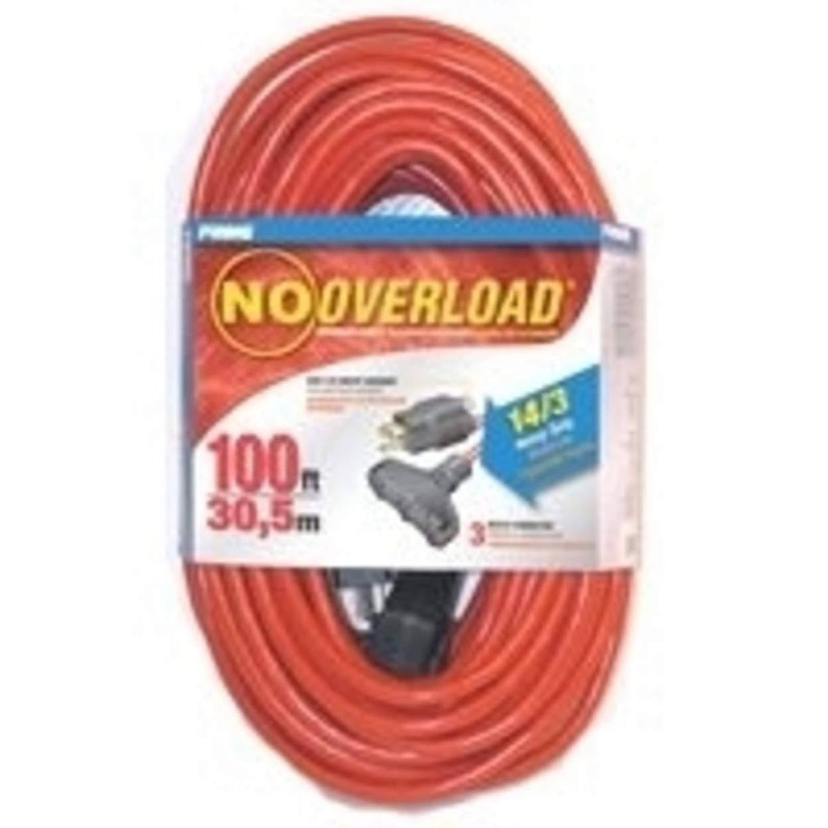 Extension Cord with Breaker 14/3x22 x 100& R7063