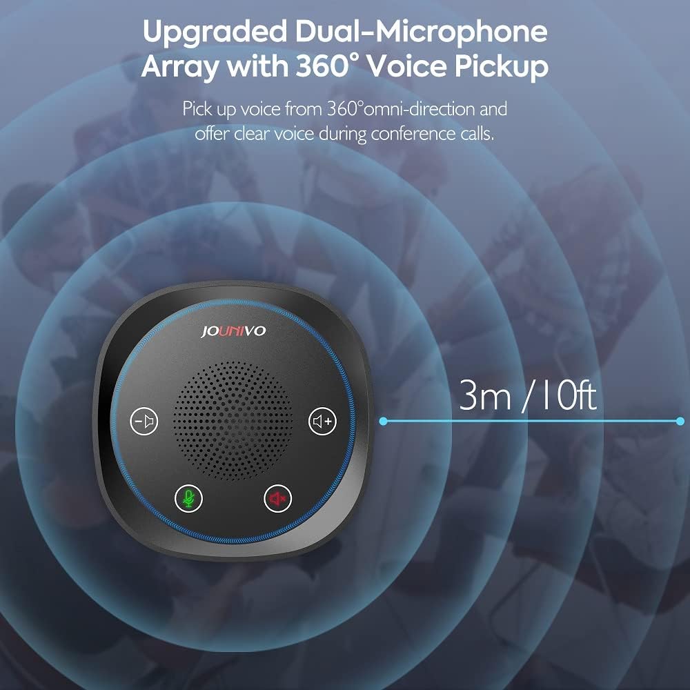USB Speakerphone Microphone, Conference Speaker Omnidirectional Computer Mic Z937627