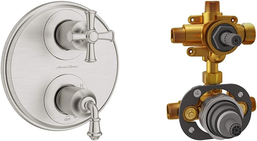 Brushed Nickel 2-Handle Shower Diverter Trim E8824