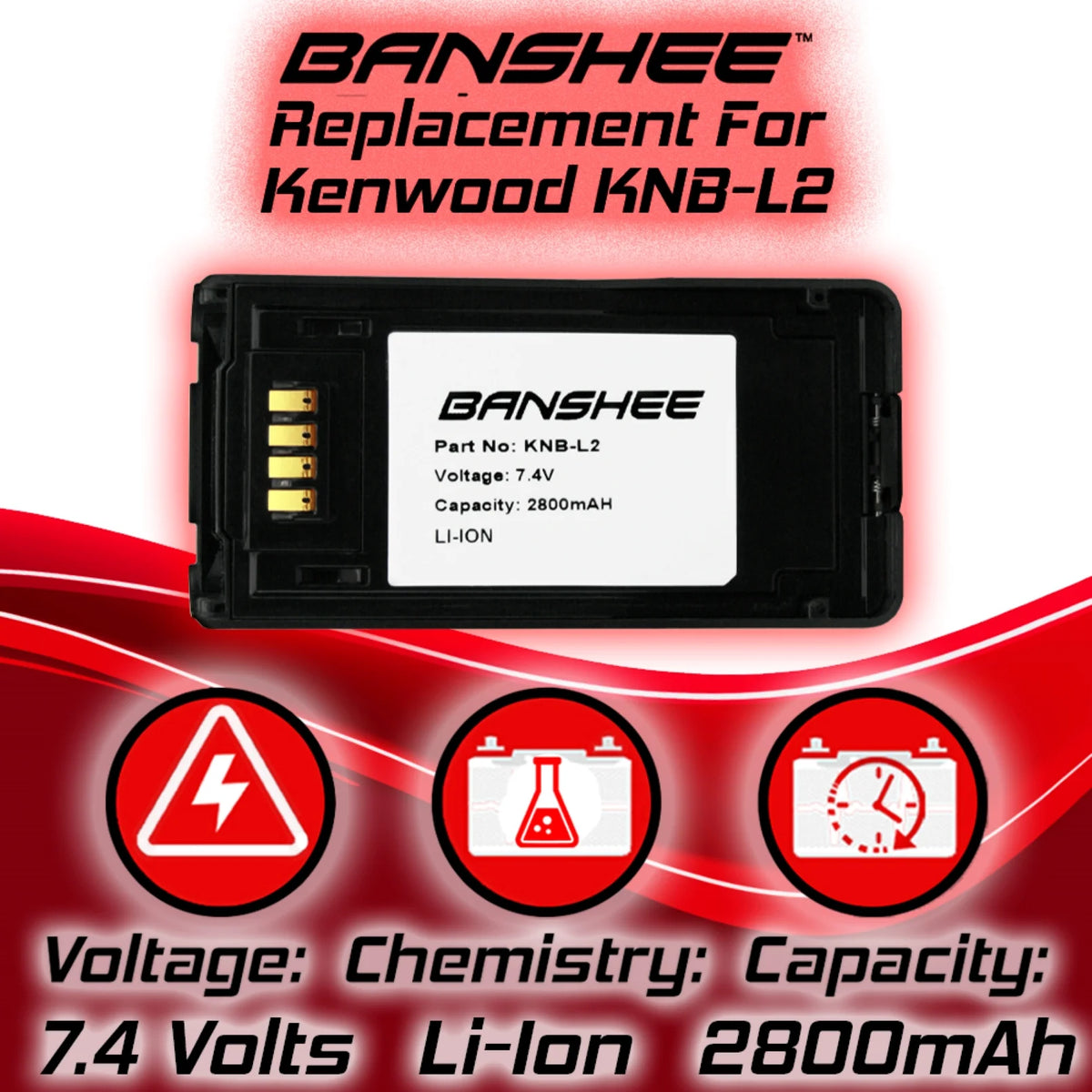 Battery Replacement for Kenwood N641