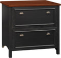 Antique White 2 Drawer Lateral File Cabinet B627