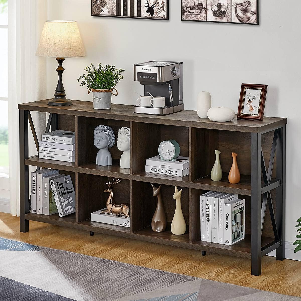 8 Cube Storage Organizer Bookshelf D6953