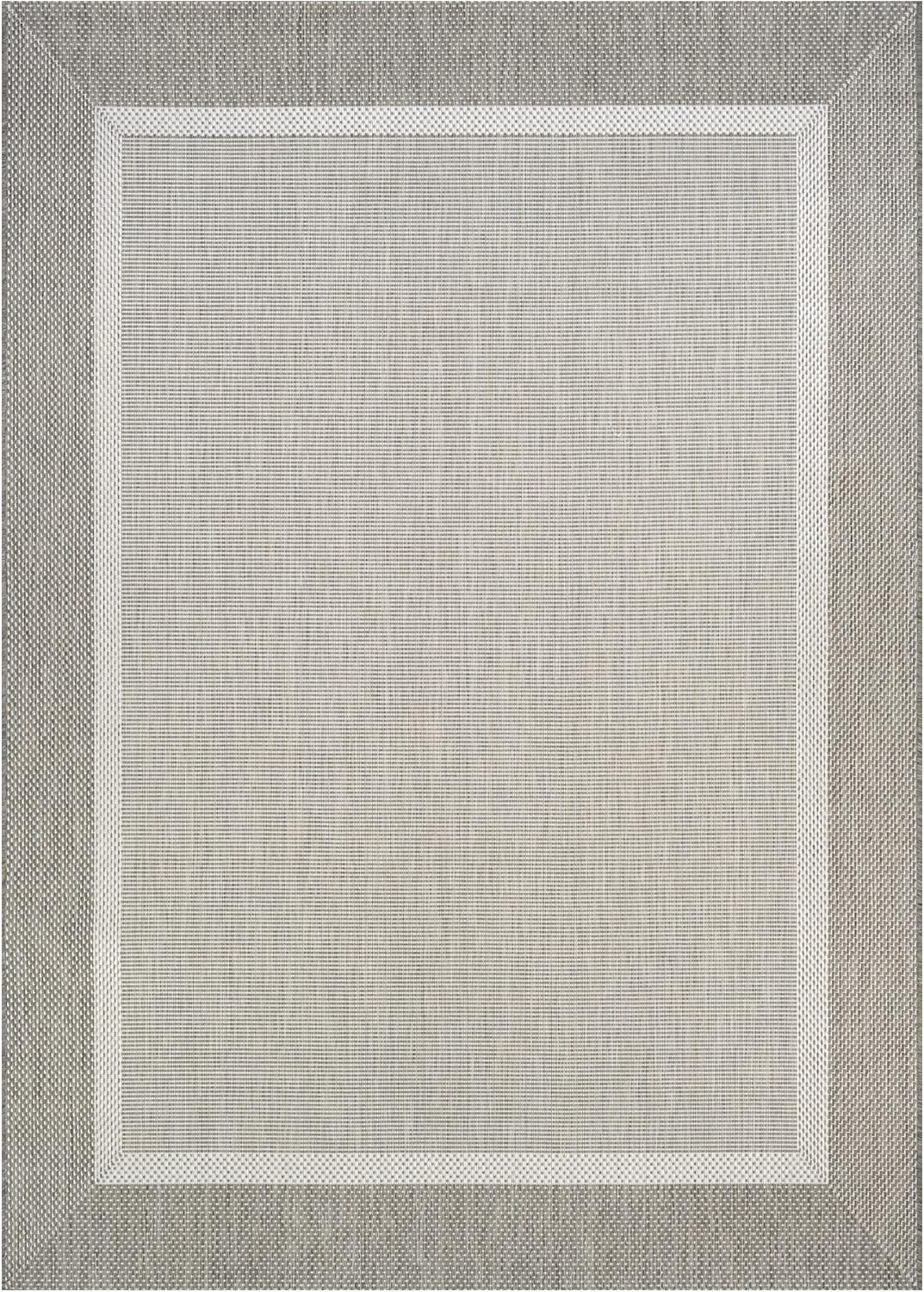 5'10" x 9'2" Champagne-Taupe Indoor/Outdoor Area Rug L638