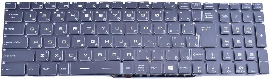 Japanese JP Crystal Keycap Laptop Keyboard Y1794