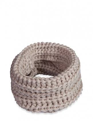 (M/L, Oatmeal) Dog Scarf R1893