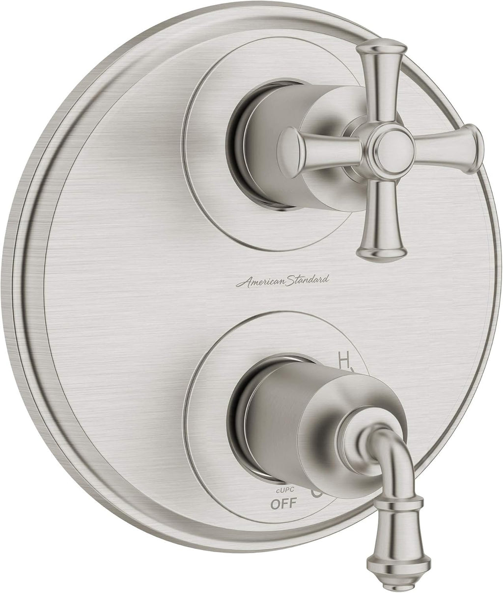 Brushed Nickel 2-Handle Shower Diverter Trim E8824