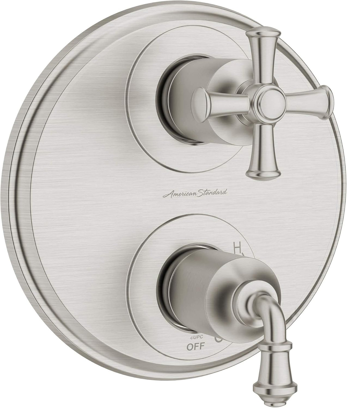 Brushed Nickel 2-Handle Shower Diverter Trim E8824