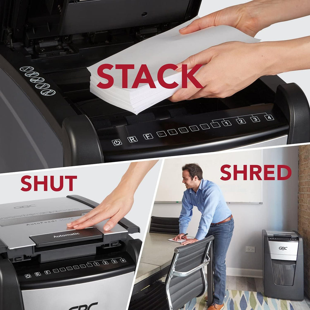 300 Sheet Capacity Micro-Cut Paper Shredder B85359