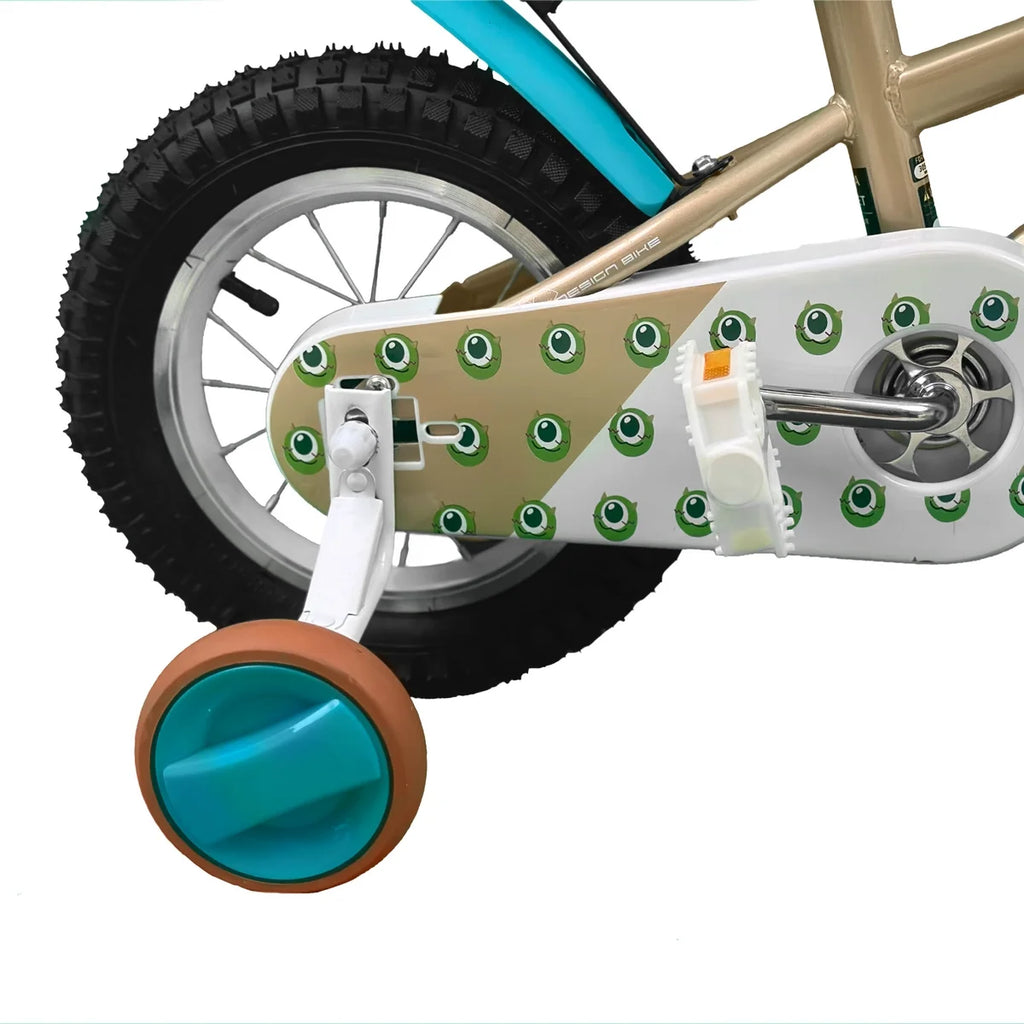 12 Inch Kids Bike with Training Wheels & Basket A9273