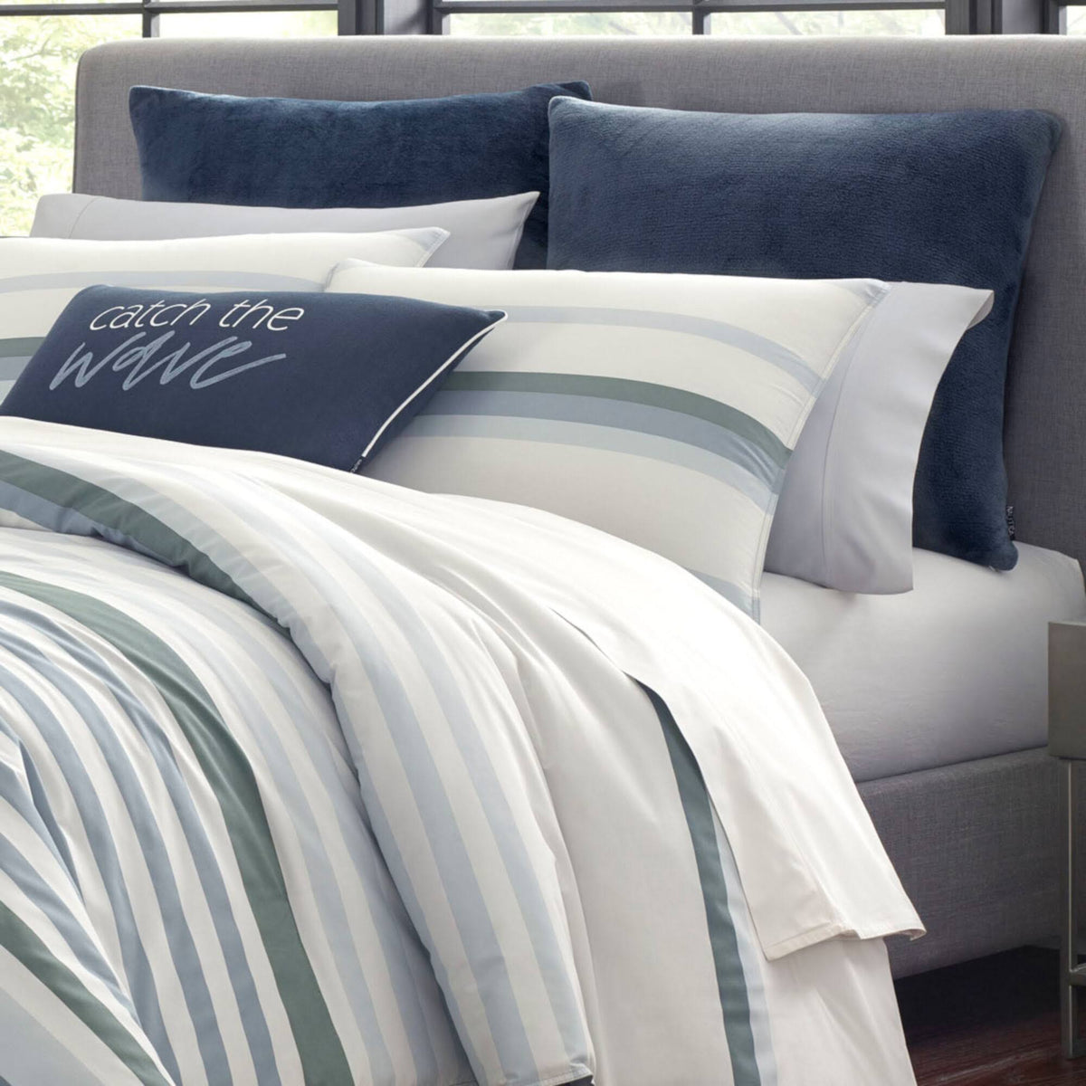 Grey Twin Duvet Cover Set S950