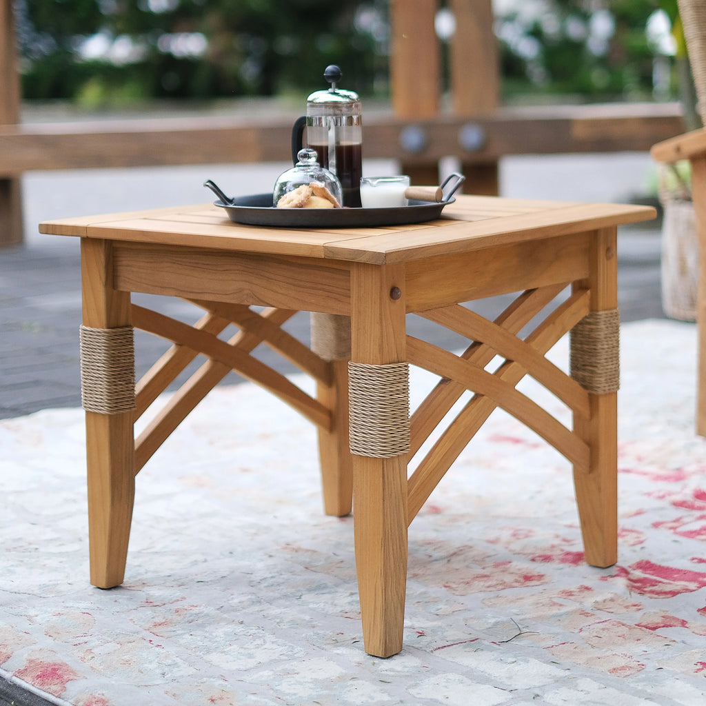 Teak Patio Side Table M512