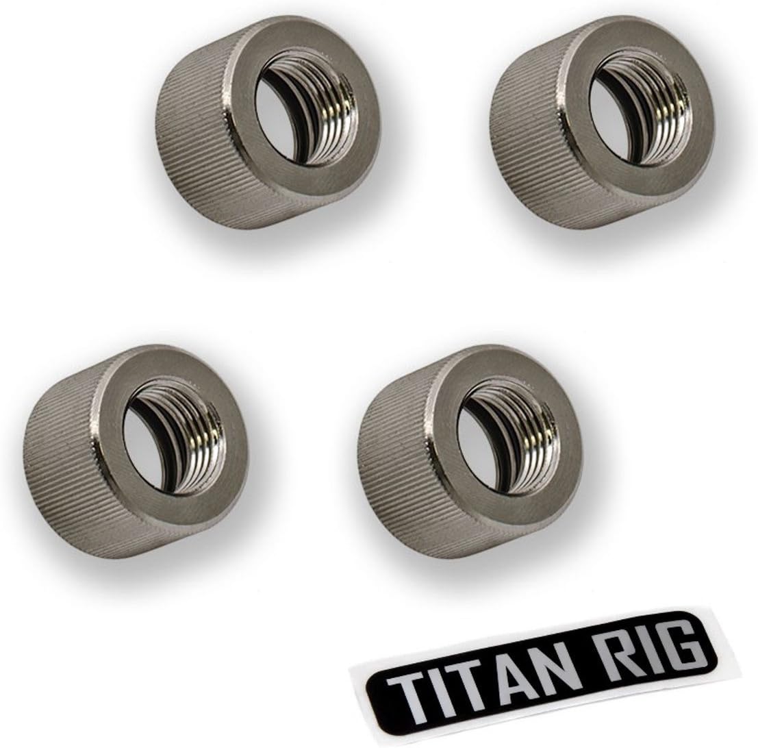 Black Nickel 12/16mm Adapter Fitting 4-Pack W325