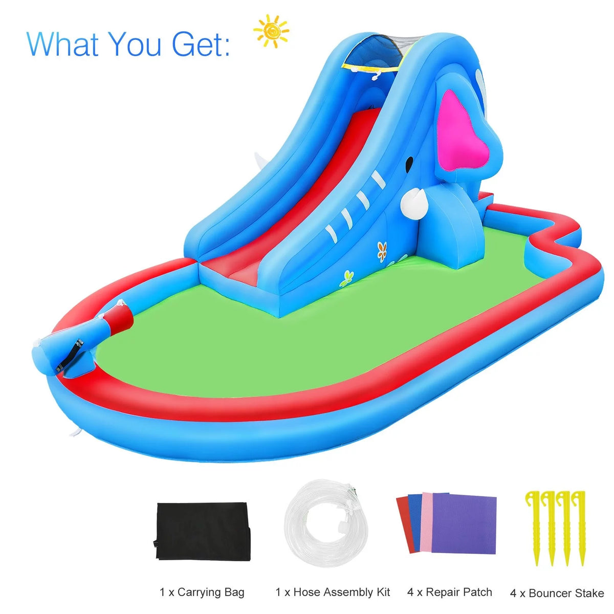 Heavy Duty Inflatable Water Slide with Blower Z7643
