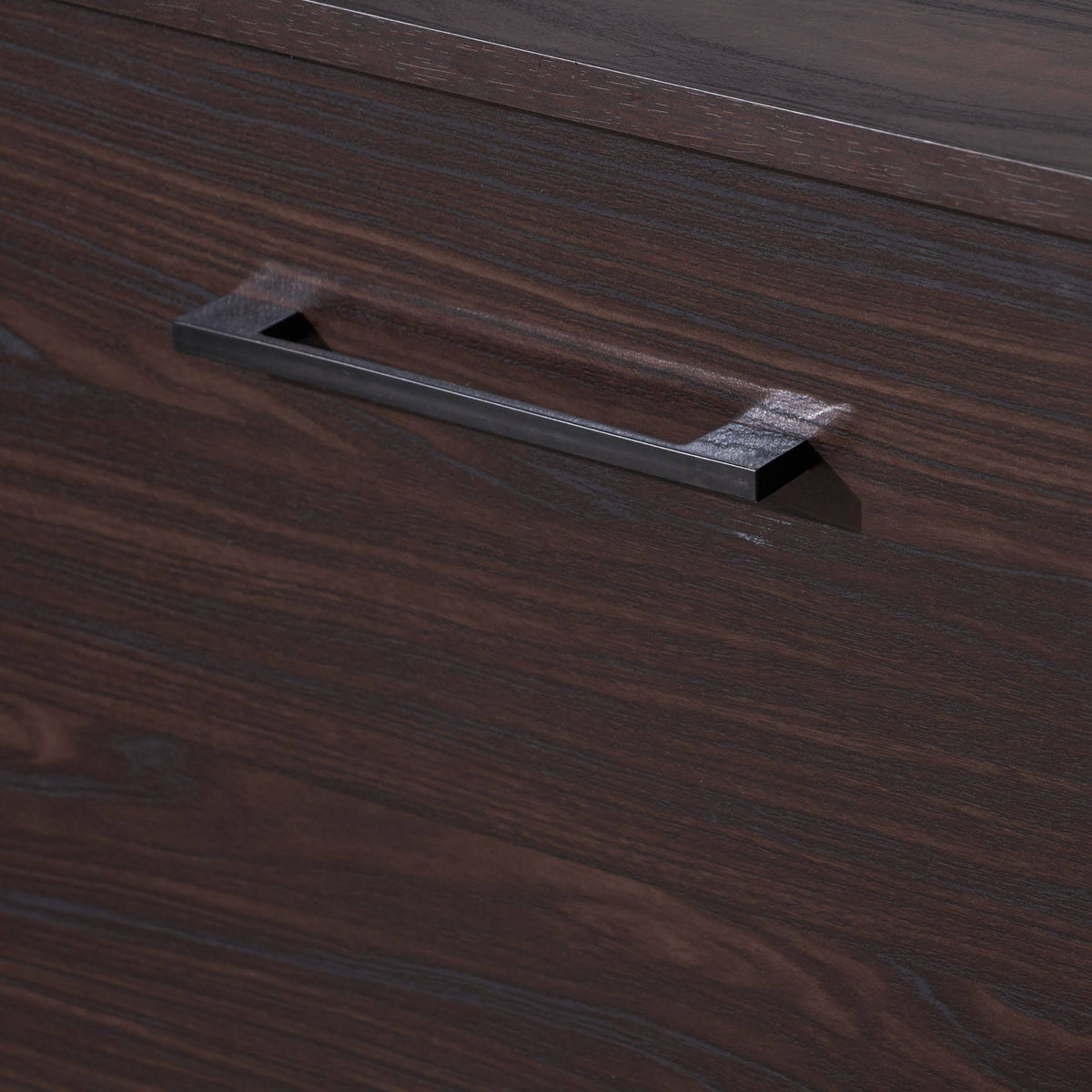 Black and Walnut Brown 3 Shelves Cabinet Z175