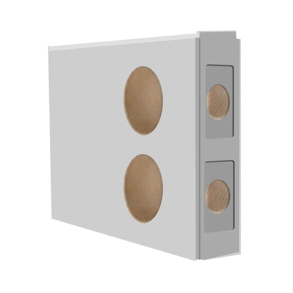 36 in. x 80 in. Full Lite Primed Steel Prehung Left-Hand Inswing Front Door with Brickmould X59881