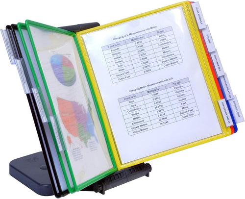 10-Pocket Desk Reference Organizer, Pack of 2 R3064