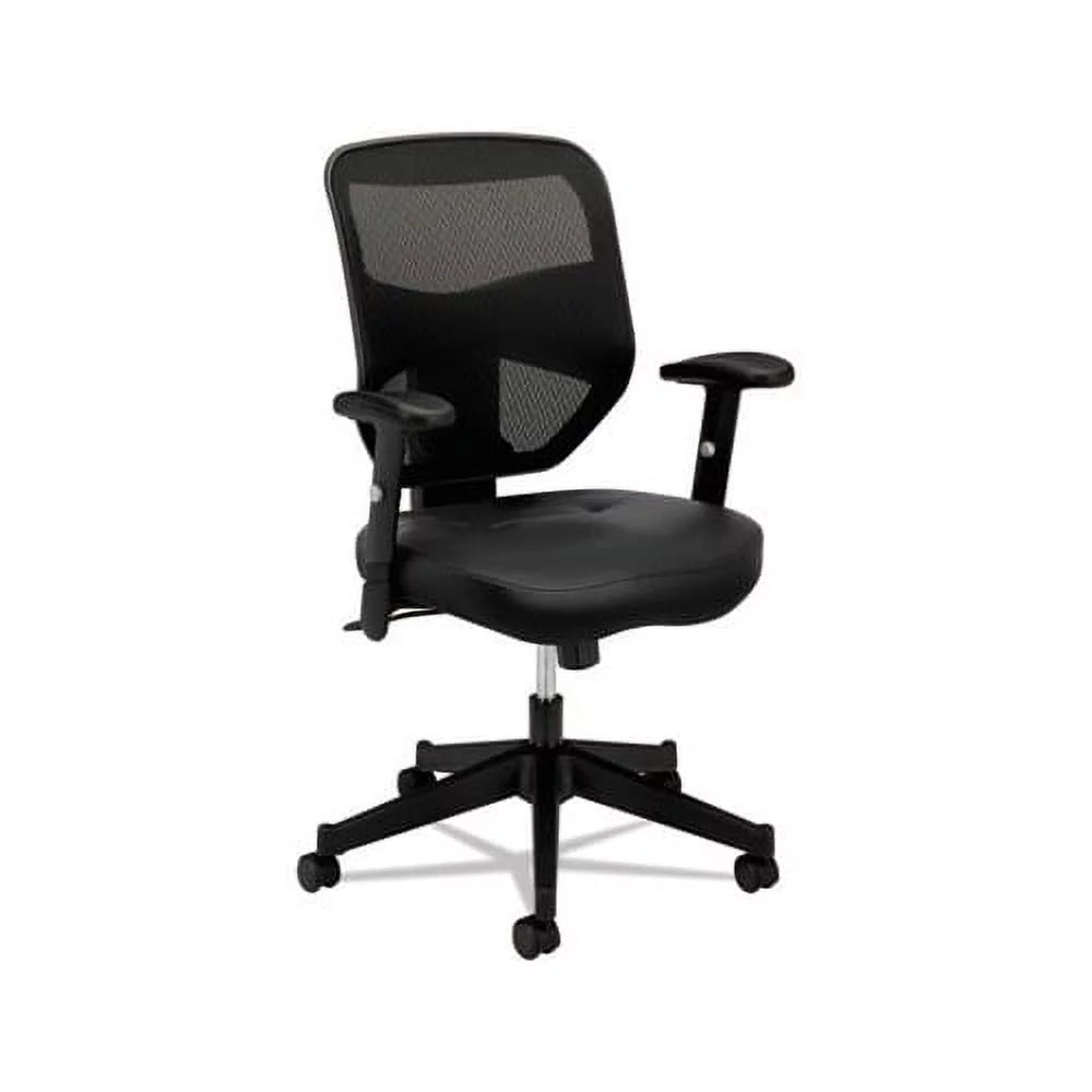 Black Mesh High-Back Task Chair with Adjustable Arms A318101