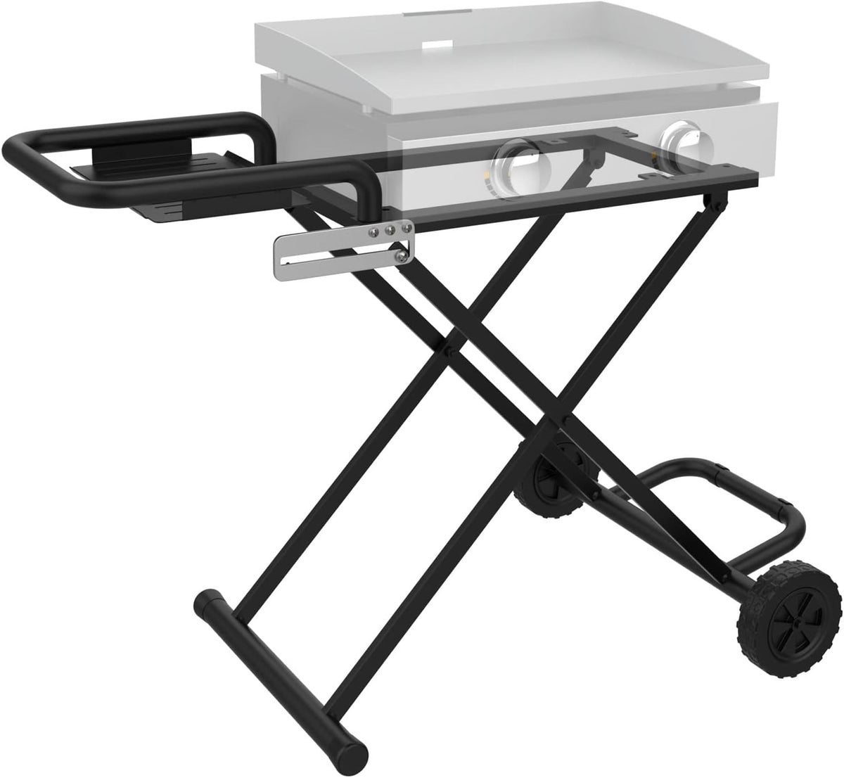 Folding Grill Cart with Side Shelf Y554789