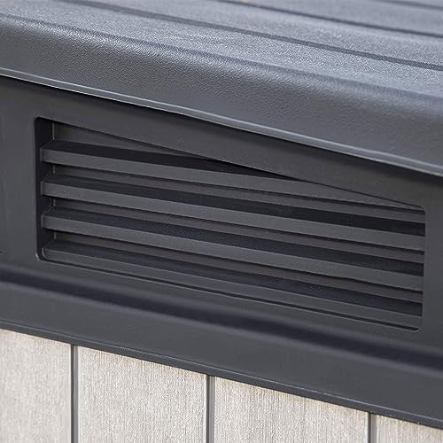 Gray 4.6 x 2.7 Ft Outdoor Storage Box N280919