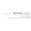 White 24-Inch Non-Ducted Under-Cabinet Range Hood M381