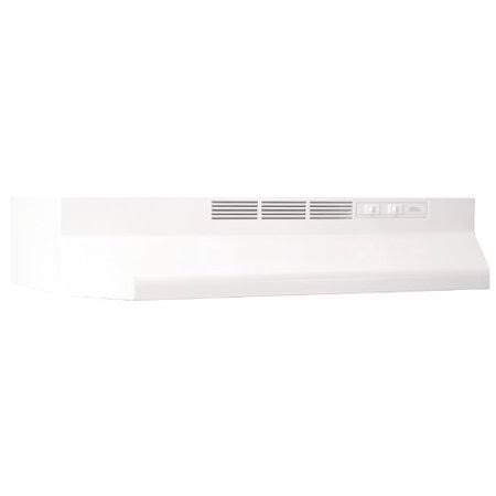 White 24-Inch Non-Ducted Under-Cabinet Range Hood M381