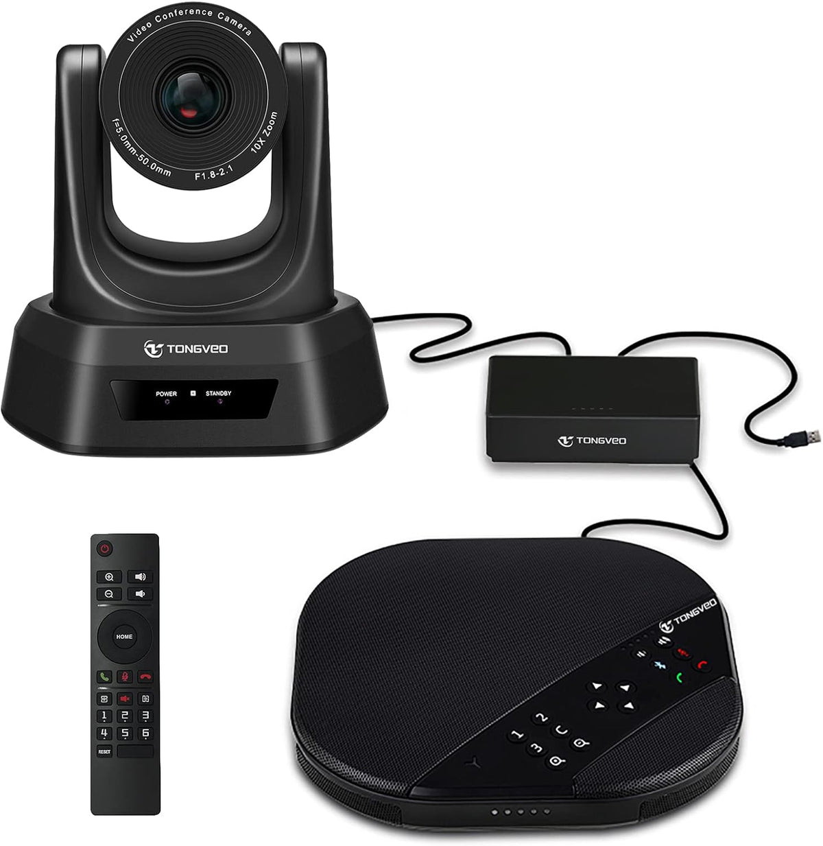 2K Conference Webcam with Microphone and Speaker Y651061
