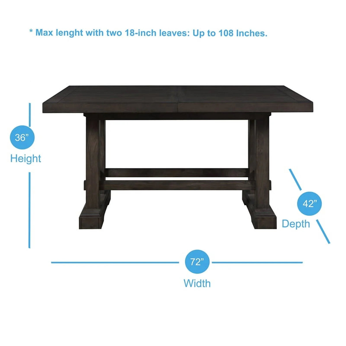 Counter Height Wood Dining Table U736214
