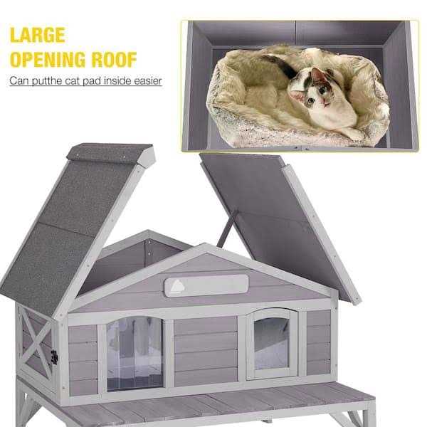 Wooden Cat House N401295