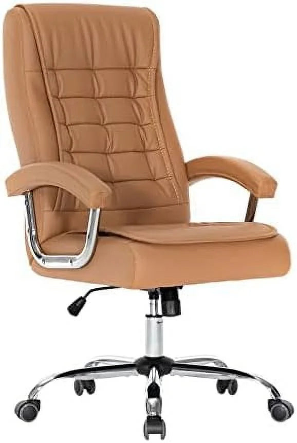 Black Adjustable Leather Executive Office Chair B372