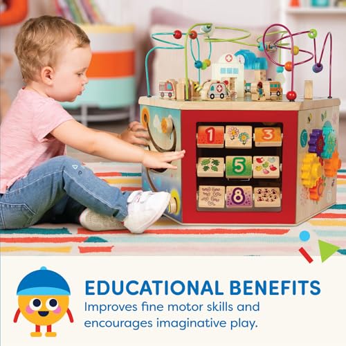 Wooden Activity Cube E5703