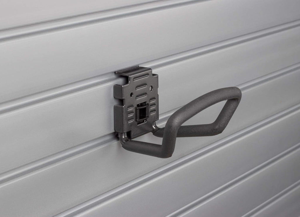 Deluxe Accessory Kit with 46 Locking Bracket Hooks, Shelves, and Baskets for Slatwall Panels W703379