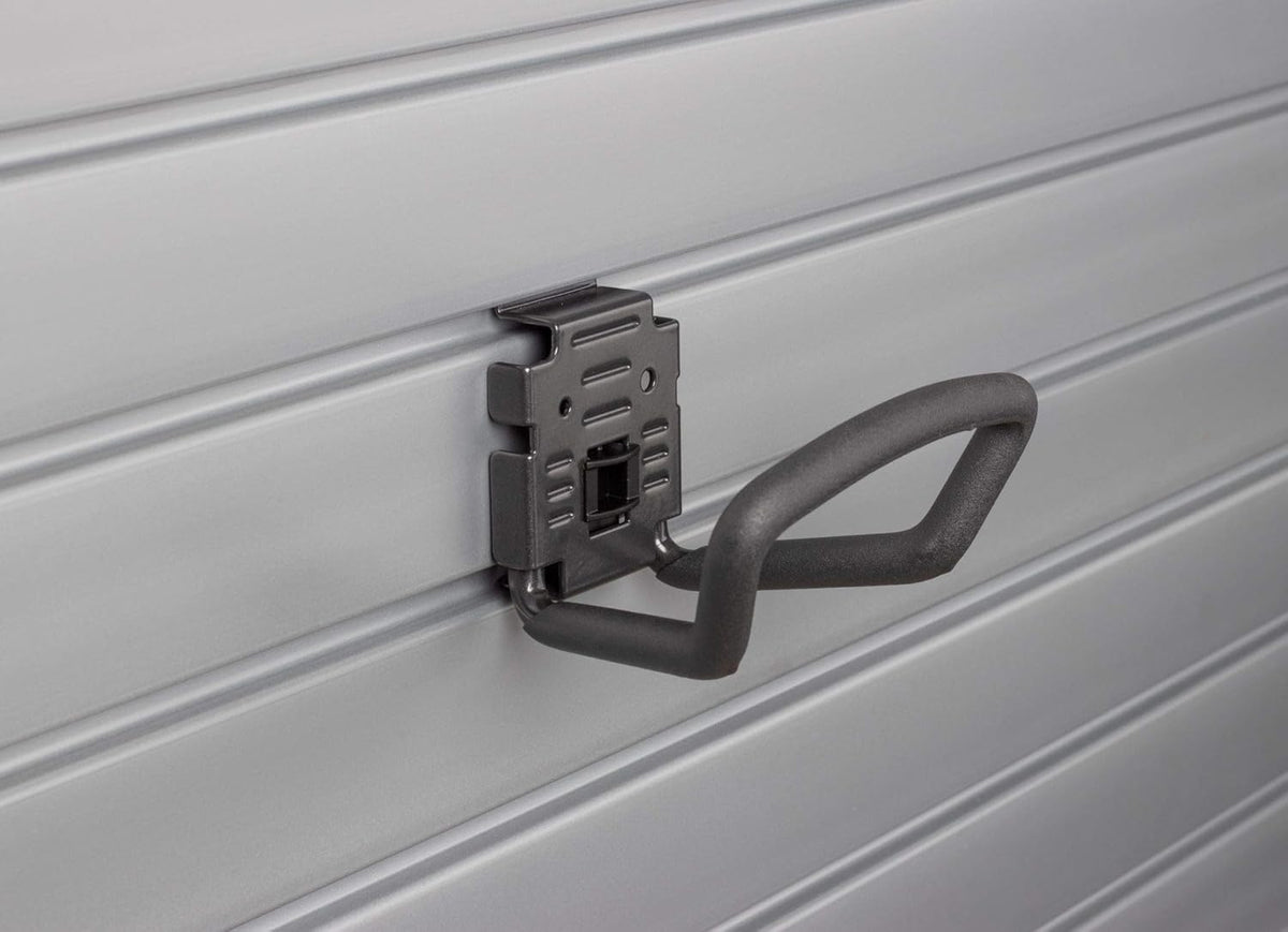 Deluxe Accessory Kit with 46 Locking Bracket Hooks, Shelves, and Baskets for Slatwall Panels W703379