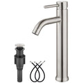 Matte Black Tall Stainless Steel Vessel Sink Faucet U423
