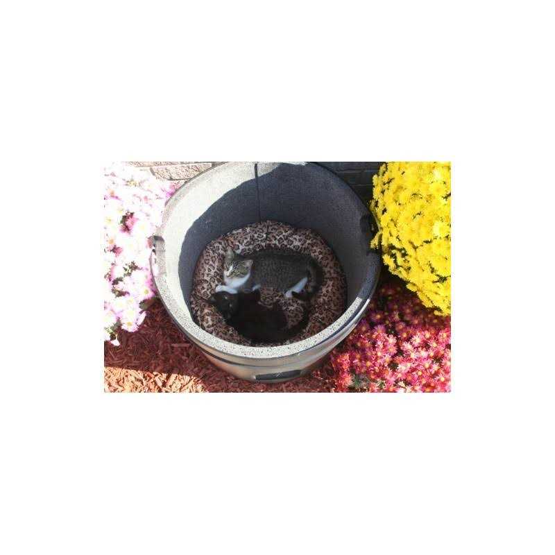 Insulated Outdoor Cat House with Pillow G811427