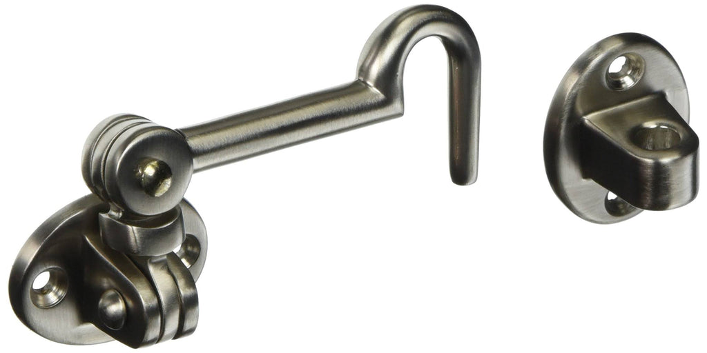 3-1/2 inch Swivel Cabin Door Hook Satin Nickel A218
