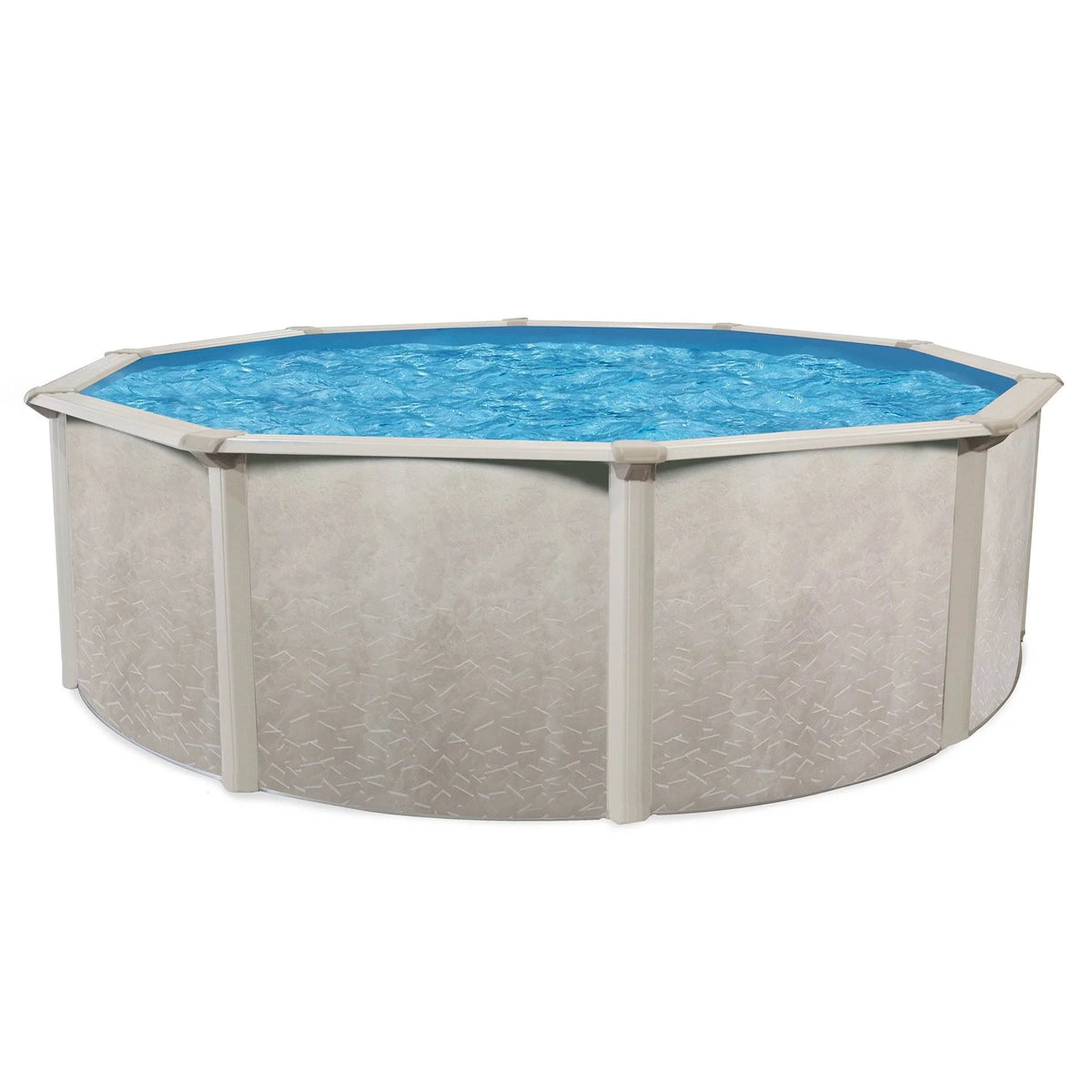 Gray Steel Above Ground Swimming Pool Kit X1308
