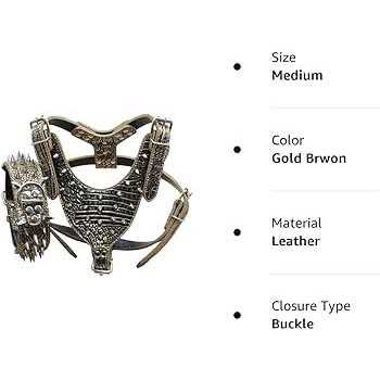 Leather Spiked Studded Dog Collars Harnesses Matching Set I61899
